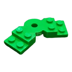 LEGO Piastra 2 x 6 x 2/3 Piegata