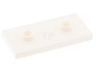 LEGO Placa, modificada 2 x 4 con 2 tachuelas (Puente doble)