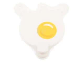 LEGO Tile, Round 2 x 2 Splat with Side Extensions with…