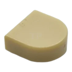 LEGO Tegel 1 x 1 Halve Cirkel