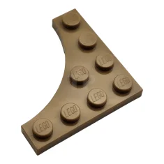 LEGO Plate 4 x 4 with Curved Cutout