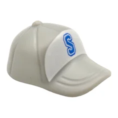 LEGO Minifigure, Headgear Cap - Short Curved Bill with Seams and…
