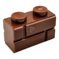 LEGO Stein 1 x 2 mit Mauerwerksprofil