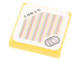 LEGO Fliese 2 x 2 mit Super Mario Scanner Code -…