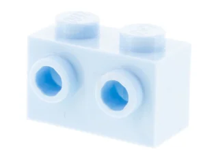 LEGO Brick, Modified 1 x 2 with Studs on 1 Side