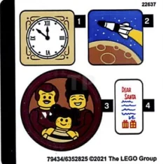 LEGO Sticker voor set 10293