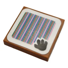 LEGO Piastrelle 2 x 2 invertite con lo schema della mano…