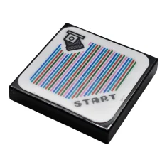 LEGO Tile 2 x 2 with Super Mario Scanner Code -…