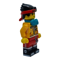LEGO Monkie Kid - Bright Light Orange Closed Jacket, Dark Turquoise…