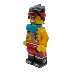 LEGO Monkie Kid - Bright Light Orange Closed Jacket, Dark Turquoise…