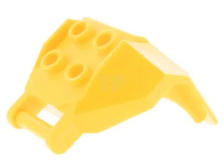 LEGO Borstpantser met 4 noppen en handvat met gesloten uiteinden