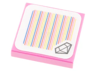 LEGO Baldosa 2 x 2 con código escáner Super Mario -…