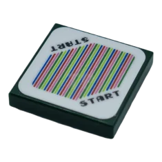 LEGO Tile 2 x 2 with Super Mario Scanner Code -…