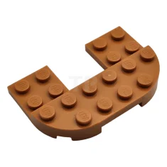 LEGO Plate 4 x 6 Round Corner with 2 x 2…