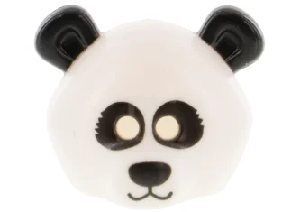 LEGO Minifigure, masque de tête ours / panda avec yeux et…