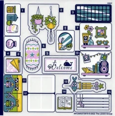 LEGO Sticker for Set 41709