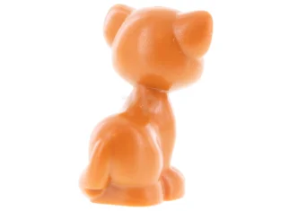 LEGO Kat, Friends / Elfen, Zittend met groene ogen, zwarte neus…