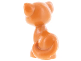 LEGO Kat, Friends / Elfen, Zittend met groene ogen, zwarte neus…