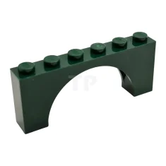 LEGO Ladrillo 1 x 6 x 2 arco - parte superior…