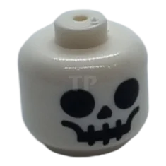 LEGO Minifigur, Baby / Kleinkind Kopf mit Hals mit Totenkopf Standardmuster