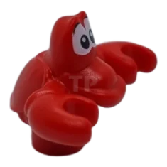 LEGO Crabe, la petite sirène avec des yeux blancs, de grandes…