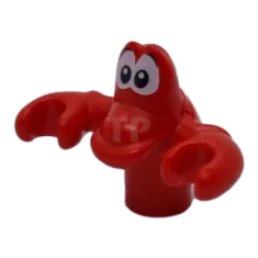 LEGO Crabe, la petite sirène avec des yeux blancs, de grandes…