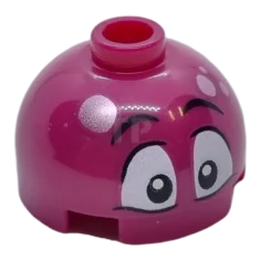 LEGO Ladrillo, cúpula redonda de 2 x 2 con manchas rosas…