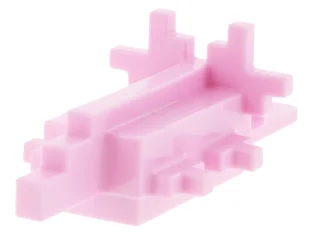 LEGO Axolotl Body Pixelated