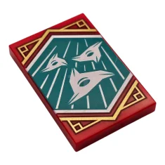 LEGO Carreau 2 x 3 avec motif Shuriken (bannière surprise Ninjago)