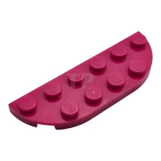 LEGO Plaque 2 x 6 coin rond double