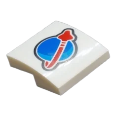 LEGO Slope 2 x 2 x 2/3 Curved with Classic Space…