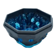 LEGO Rock 4 x 4 Octagonal Boulder, Bottom with Molded Trans-Light…