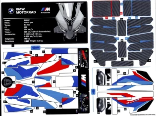 LEGO Sticker for Set 42130 - Sheet 1