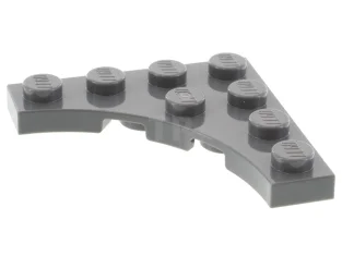 LEGO Plate 4 x 4 with Curved Cutout
