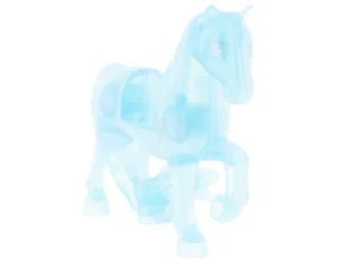 LEGO Paard met 2 x 2 uitsparing, lange zwierige staart met…