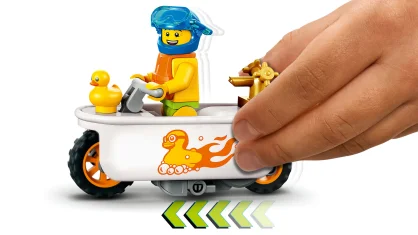 LEGO Bathtub Stunt Bike