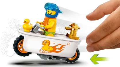 LEGO Bathtub Stunt Bike