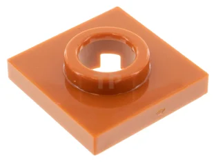 LEGO Tegel, aangepast 2 x 2 met groot gat