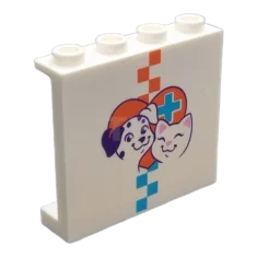 LEGO Panel 1 x 4 x 3 with Side Supports and…