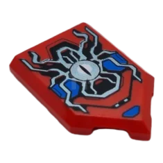 LEGO Tile 2 x 3 Pentagonal with Spider Pattern