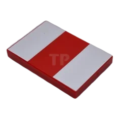 LEGO Tile 2 x 3 with Rectangles Pattern