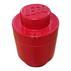 LEGO LEGO® Storage Brick, Round 1 x 1 red