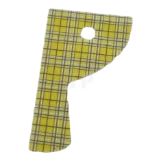 LEGO Cloth Curtain Right with Bright Light Yellow and Sand Blue…