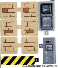 LEGO Sticker for Set 76948