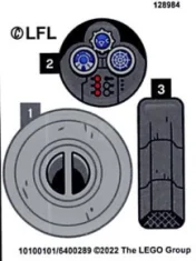 LEGO Autocollant pour l'ensemble 75325
