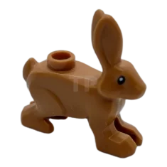 LEGO Hare, Standing with Black Eyes and White Pupils Pattern