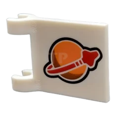 LEGO Bandiera 2 x 2 quadrata con bordo svasato con logo…