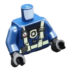 LEGO Torso (complete) with Diving Suit Pattern