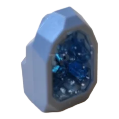 LEGO Rock 1 x 1 Geode with Trans-Light Blue Crystal Interior…