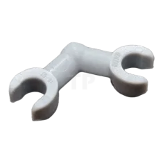 LEGO Armskelett, gebogen mit Klammern (Horizontalgriff)